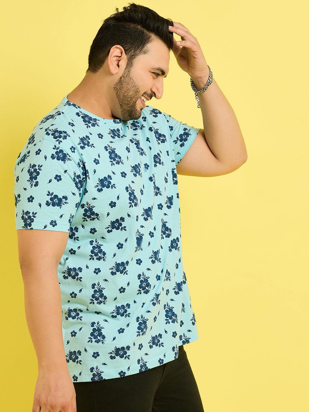 Men Plus Size Kansas Printed Round Neck Tshirt - Image 5