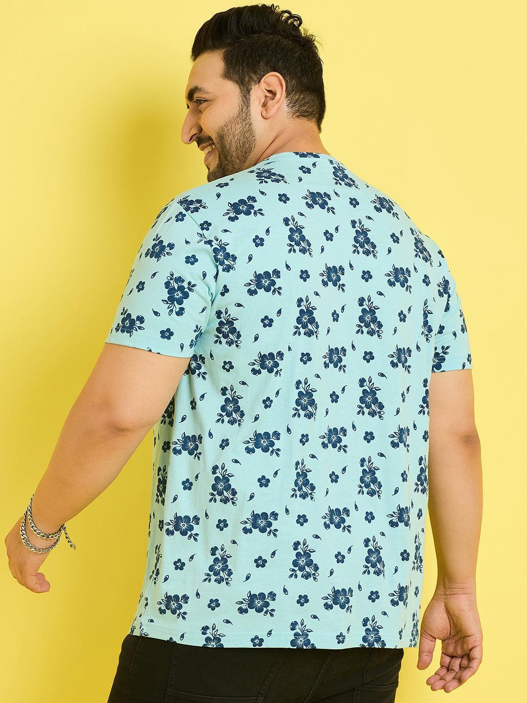 Men Plus Size Kansas Printed Round Neck Tshirt - Image 6