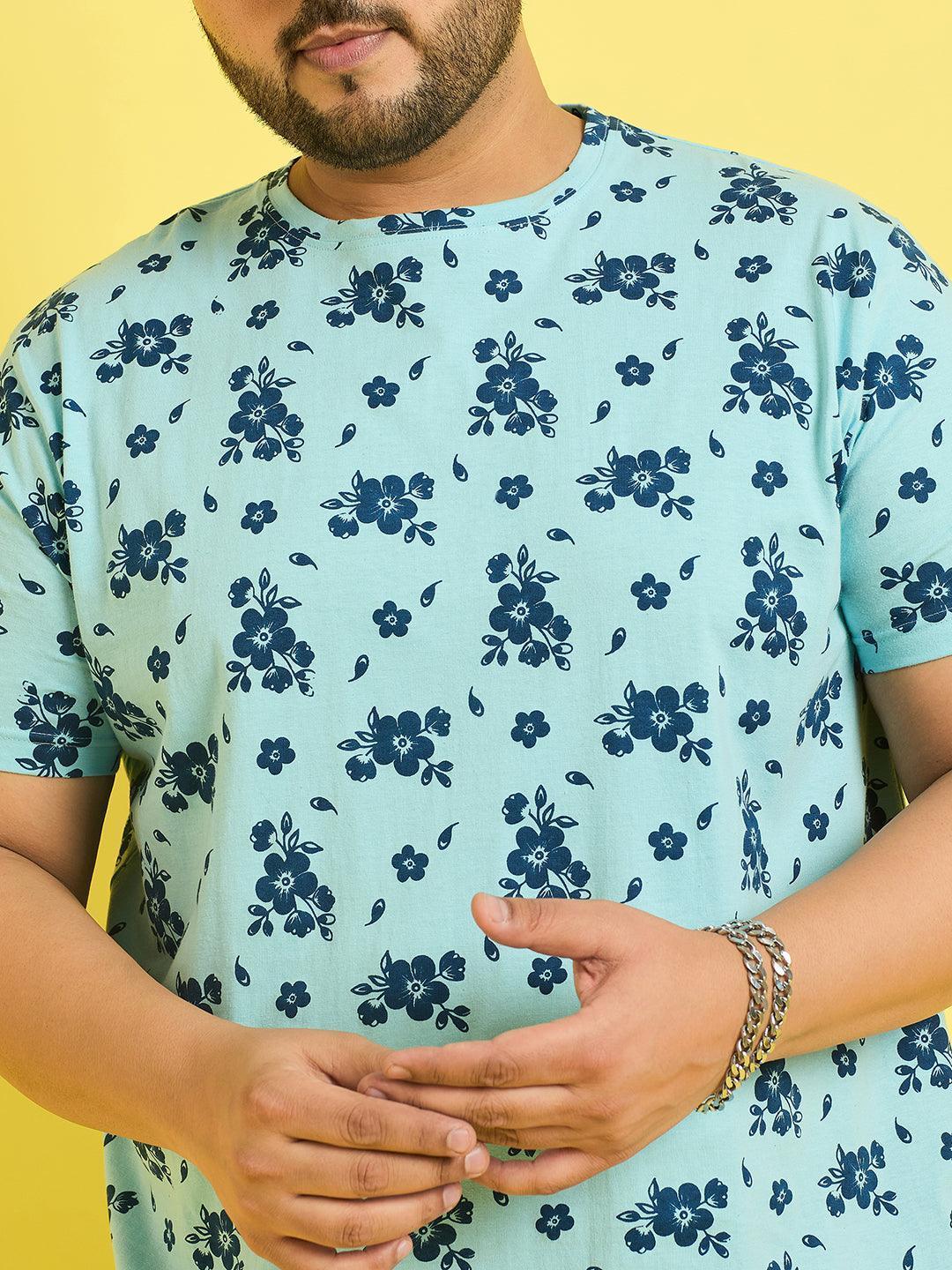Men Plus Size Kansas Printed Round Neck Tshirt - Image 7