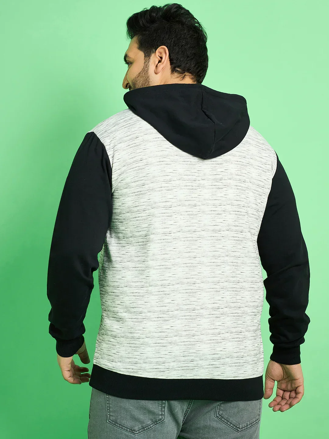 Men Plus Size Kanyato Colorblock Sweatshirts - Image 5