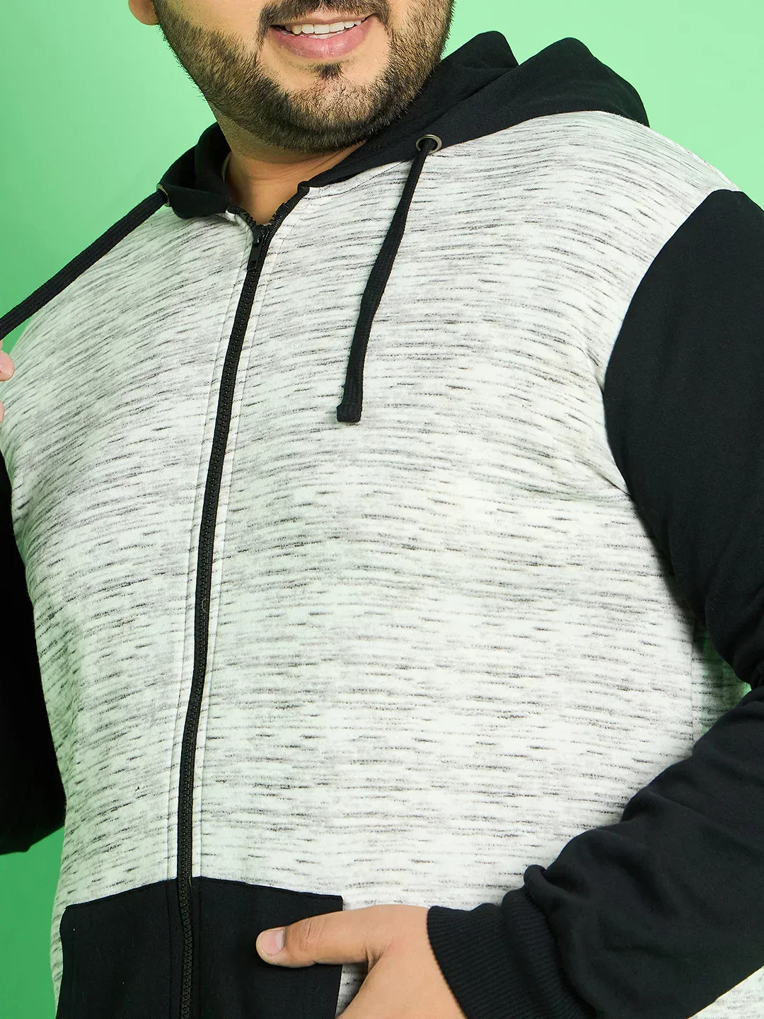 Men Plus Size Kanyato Colorblock Sweatshirts - Image 6