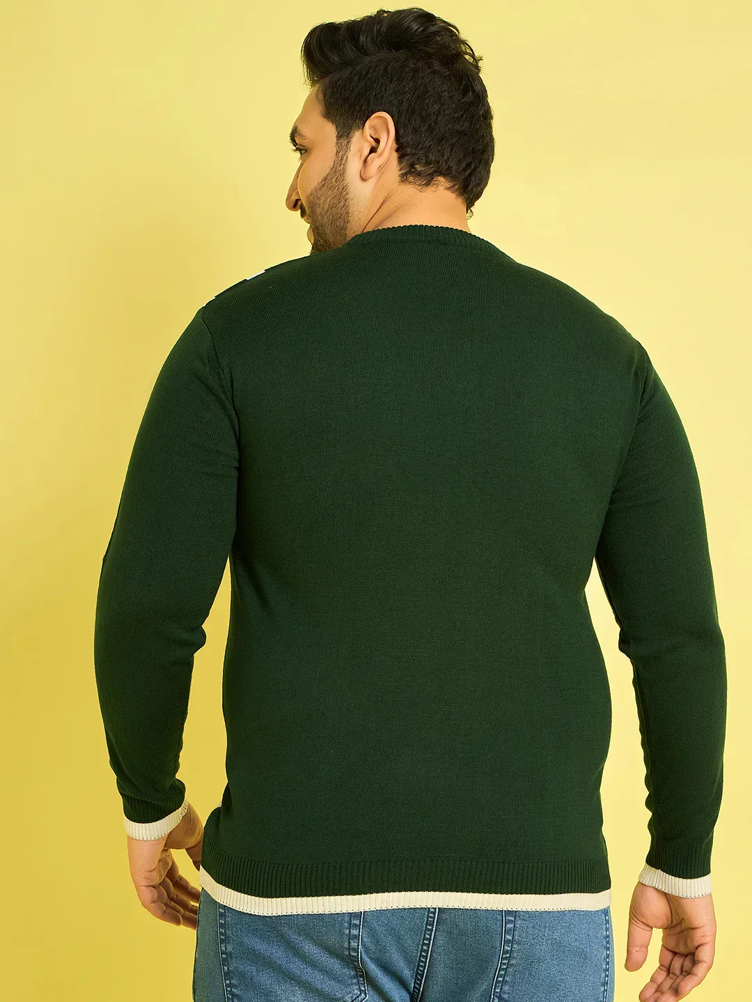 Men Plus Size Karumba Striped Sweater - Image 5