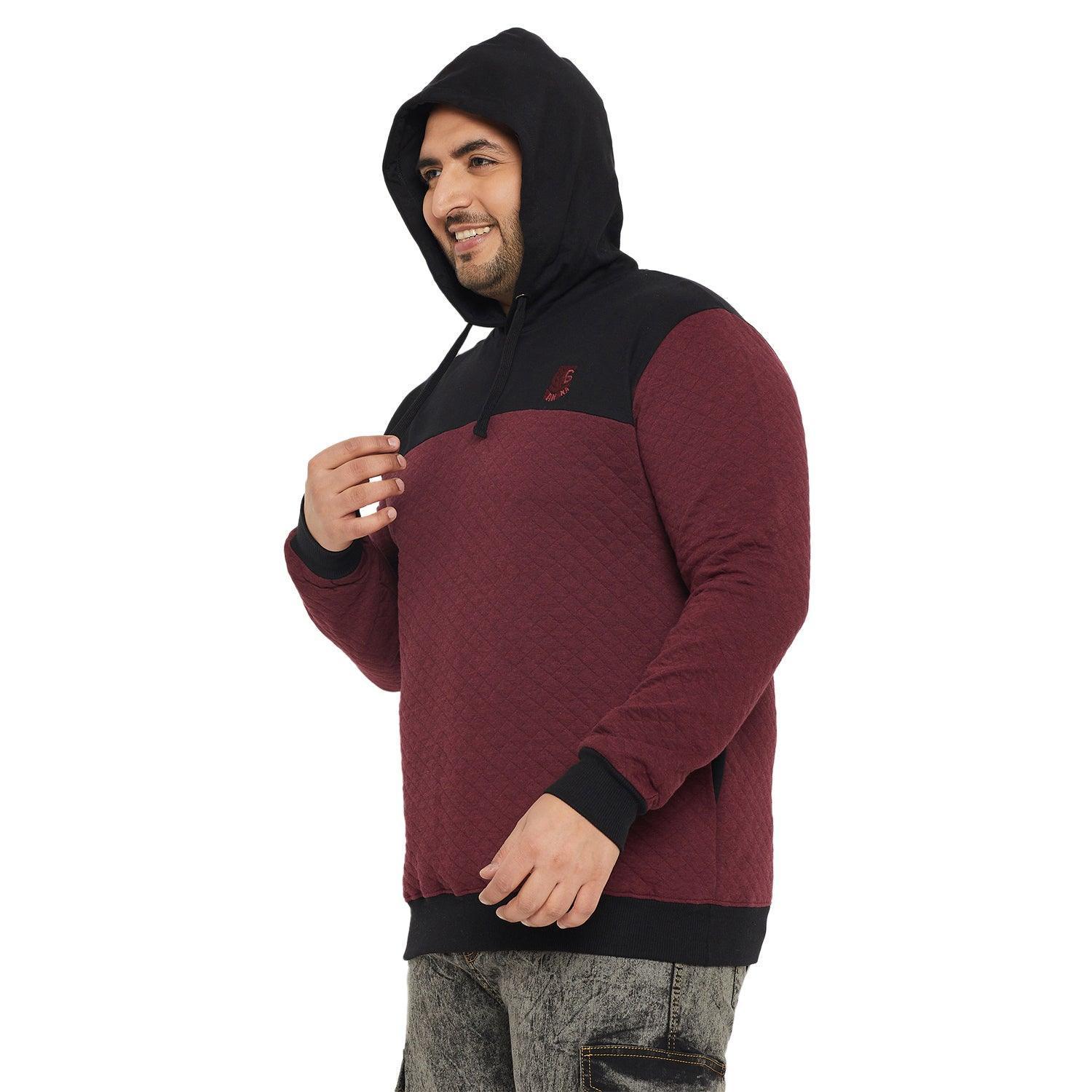 Men Plus Size Kimso Colorblock Sweatshirt - Image 3
