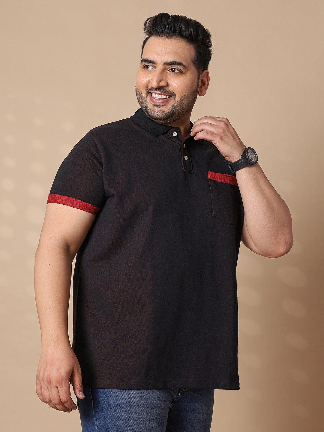 Men Plus Size Kimtro Solid Polo Tshirt - Image 4