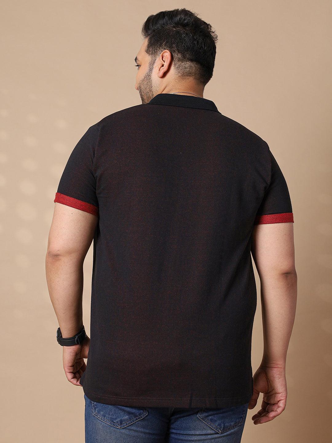 Men Plus Size Kimtro Solid Polo Tshirt - Image 5