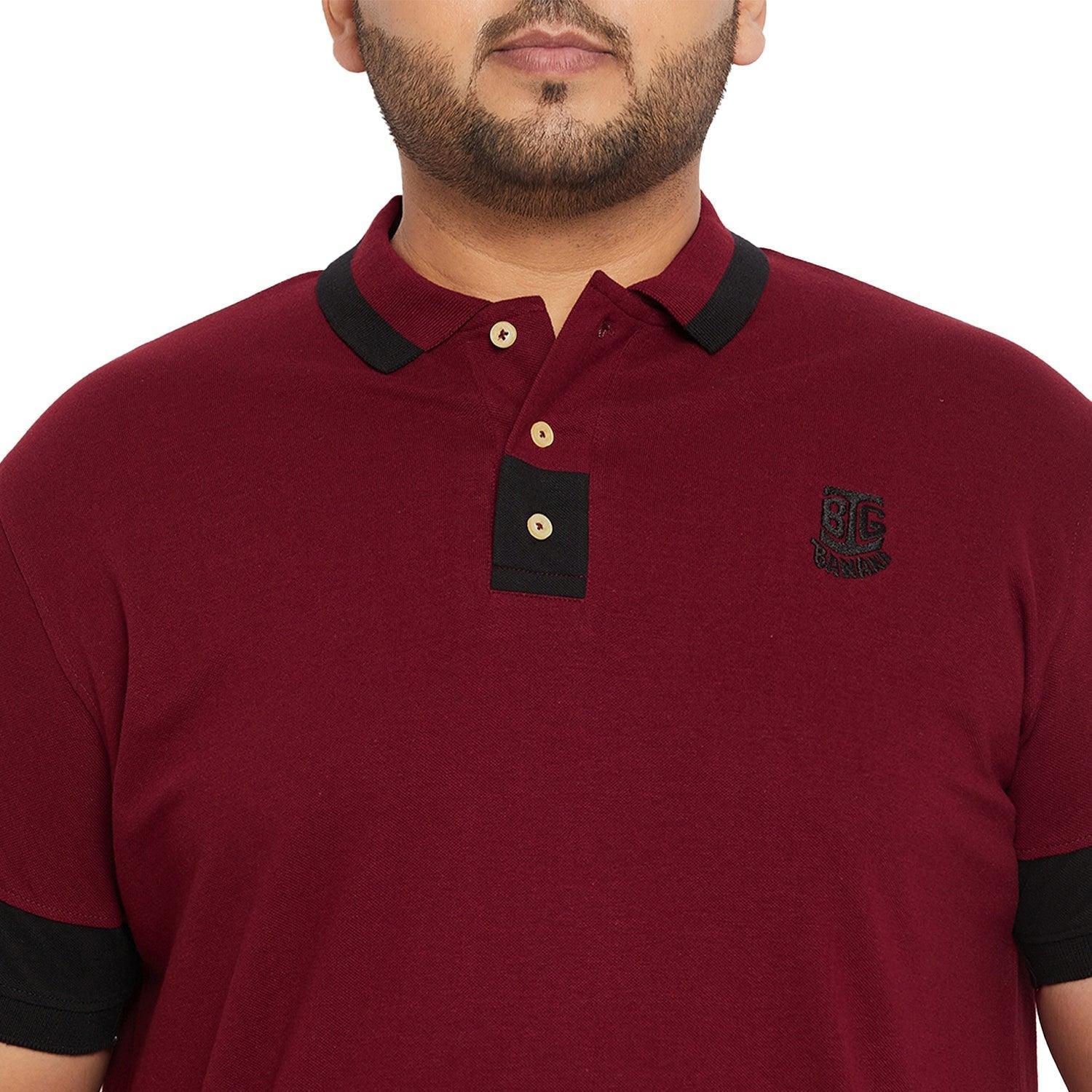 Men Plus Size Kol Solid Polo Tshirt - Image 6