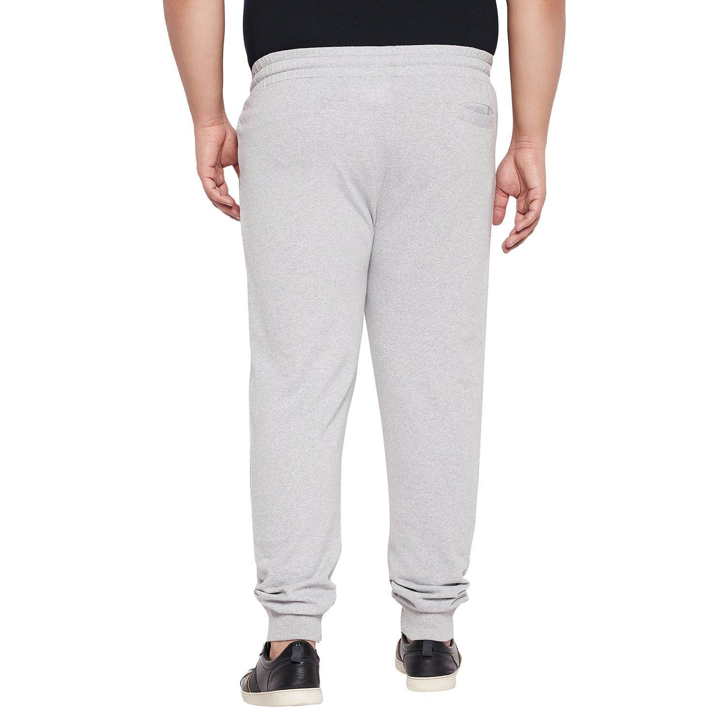 Men Plus Size Laid Solid Trackpant - Image 5