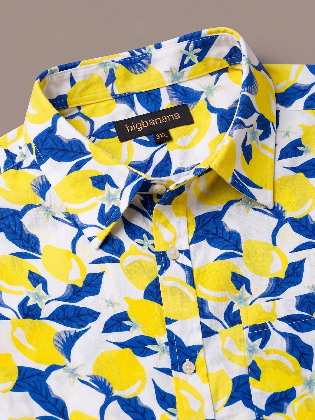 Men Plus Size Leafrix Multi Printed Shirts - Image 4