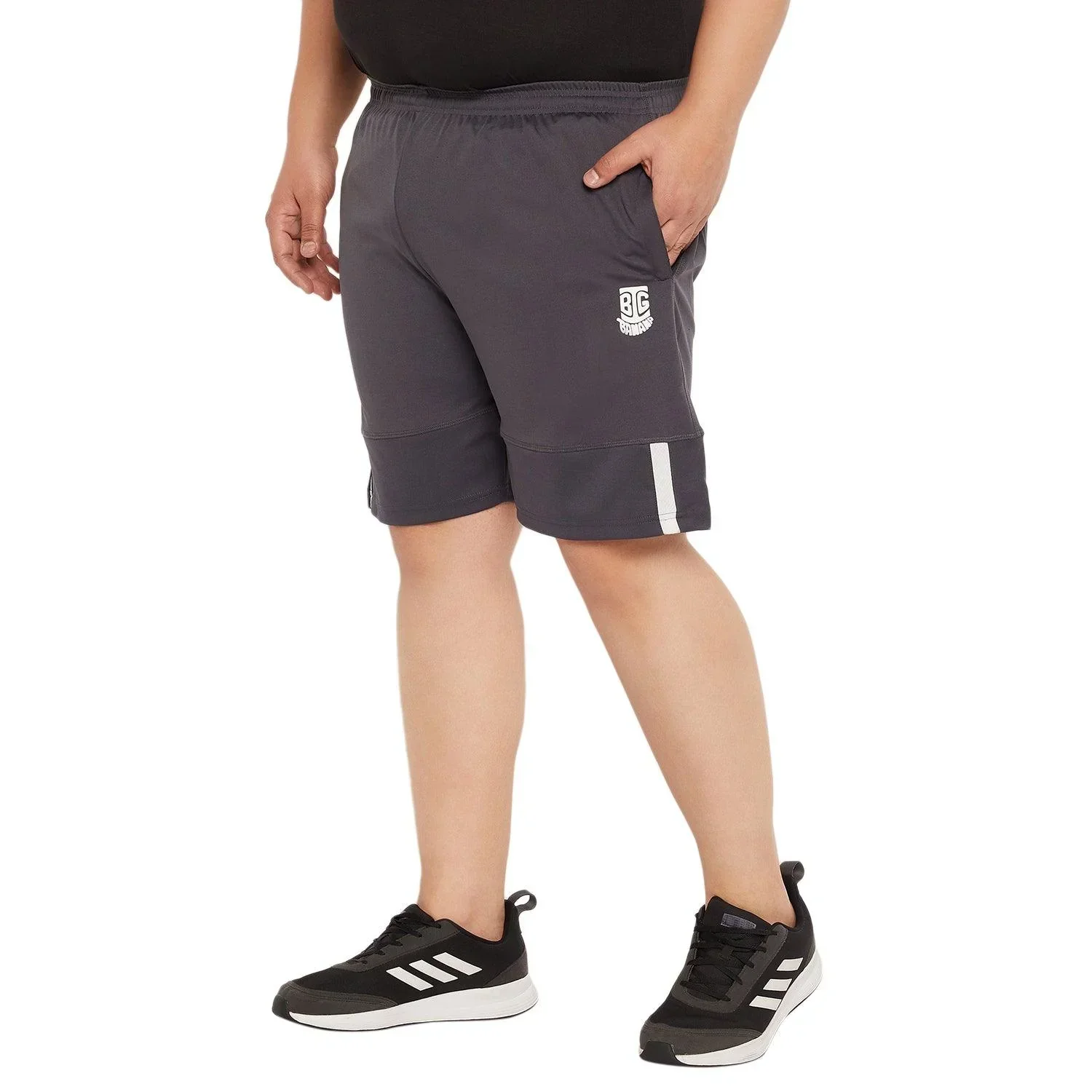 Men Plus Size Lester Solid Shorts - Image 3