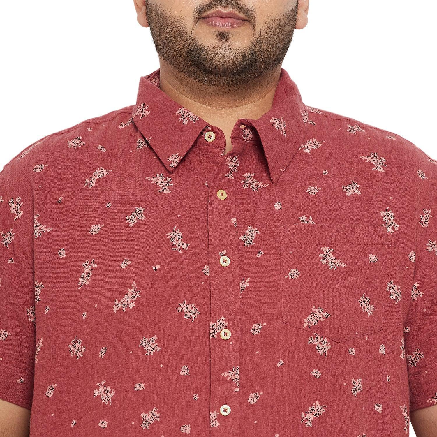 Men Plus Size Libra Printed Shirt - Image 6