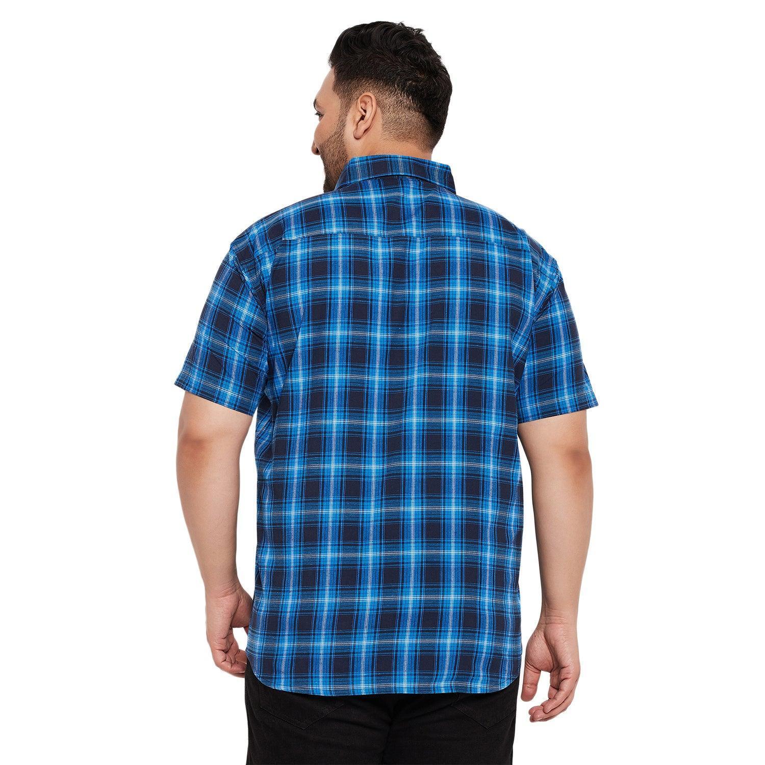 Men Plus Size Limith Check Shirt - Image 5