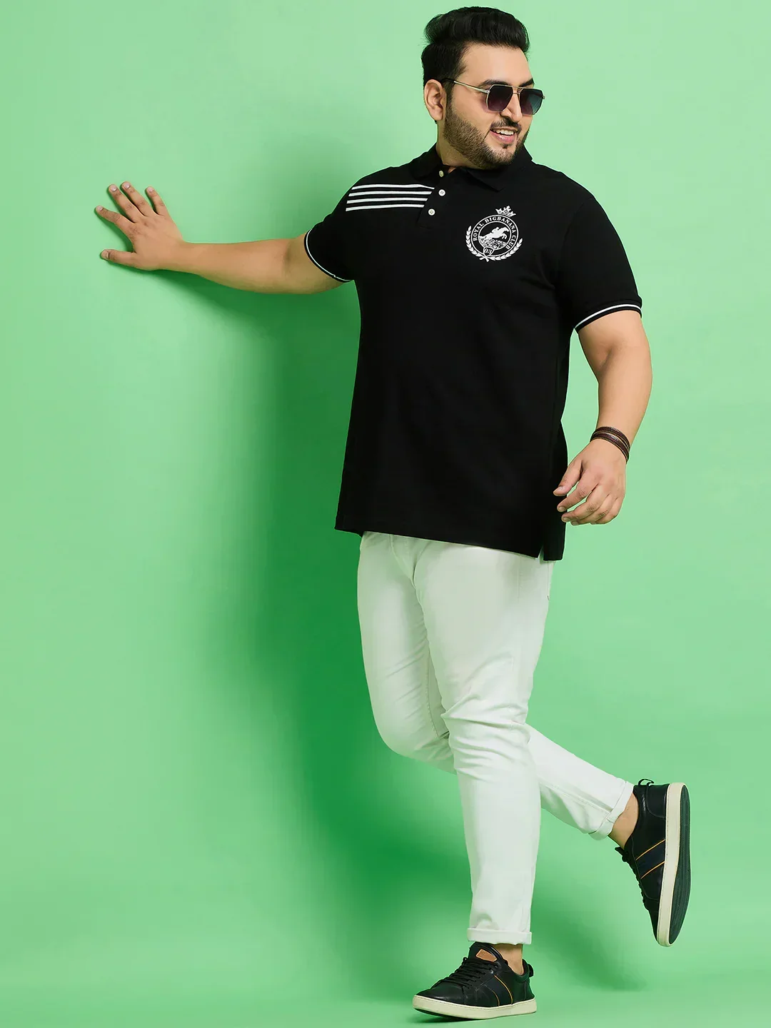 Men Plus Size Linyi Printed Polo Tshirt - Image 2