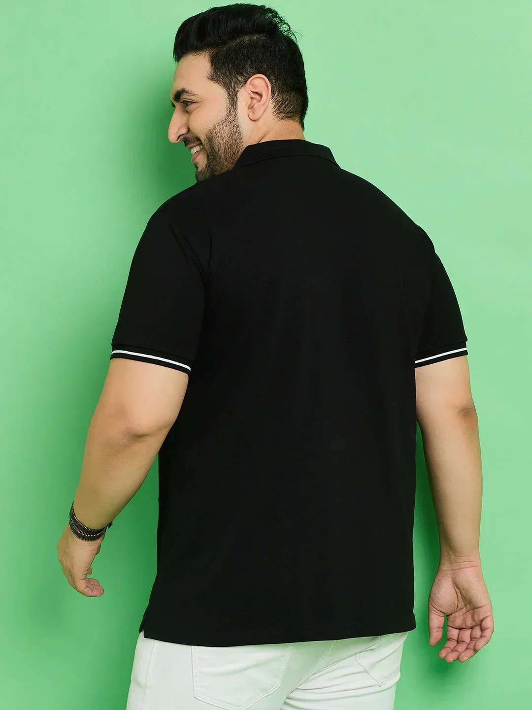 Men Plus Size Linyi Printed Polo Tshirt - Image 5