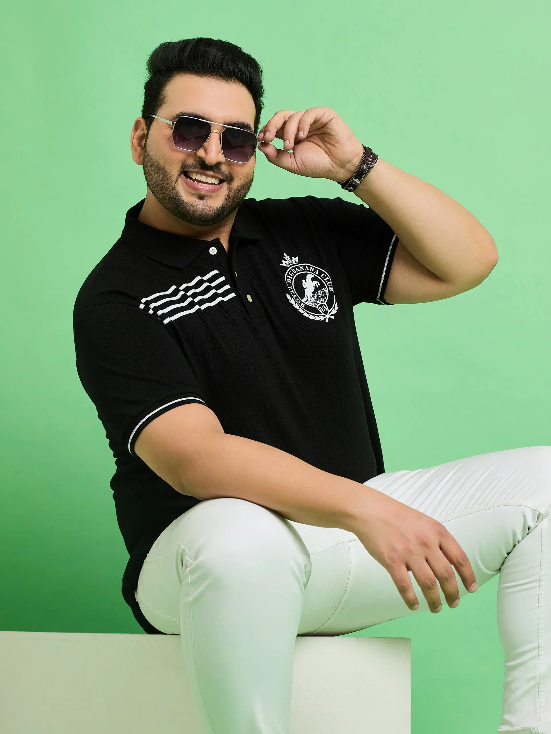 Men Plus Size Linyi Printed Polo Tshirt - Image 7