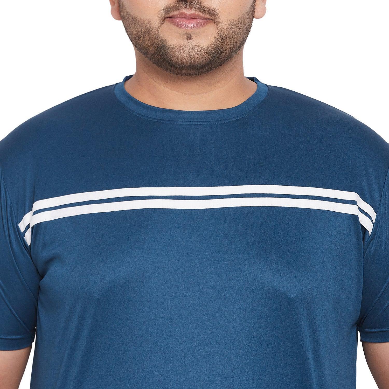 Men Plus Size Lorenzo Solid Round Neck Tshirt - Image 6