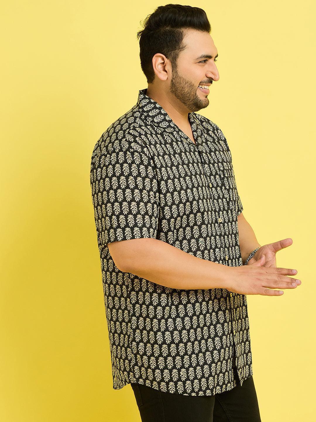 Men Plus Size Lorsch Printed Shirt - Image 4