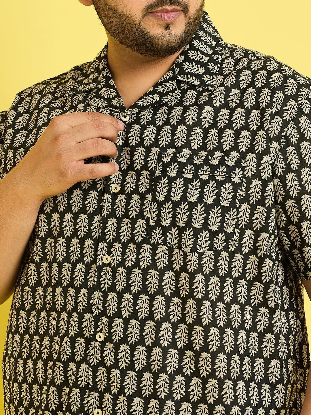 Men Plus Size Lorsch Printed Shirt - Image 6