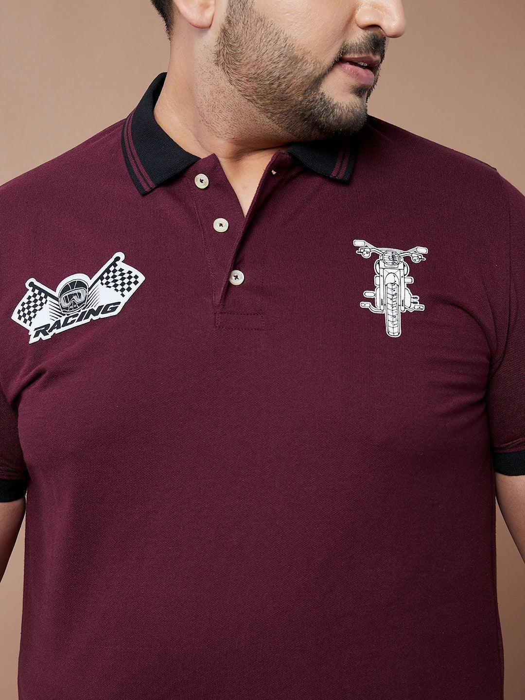 Men Plus Size Lucas Printed Polo Tshirt - Image 6