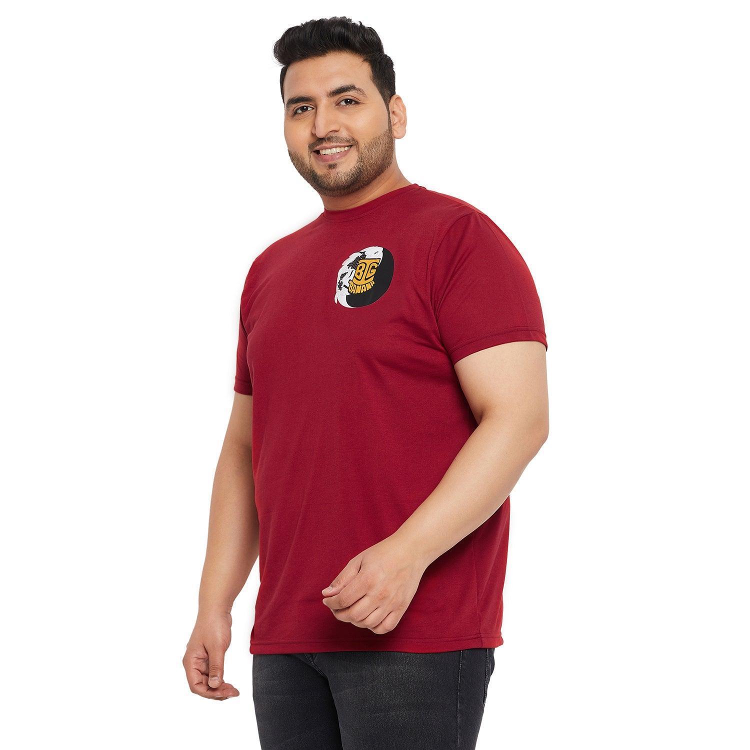 Men Plus Size Luke Printed Round Neck Tshirt - Image 3