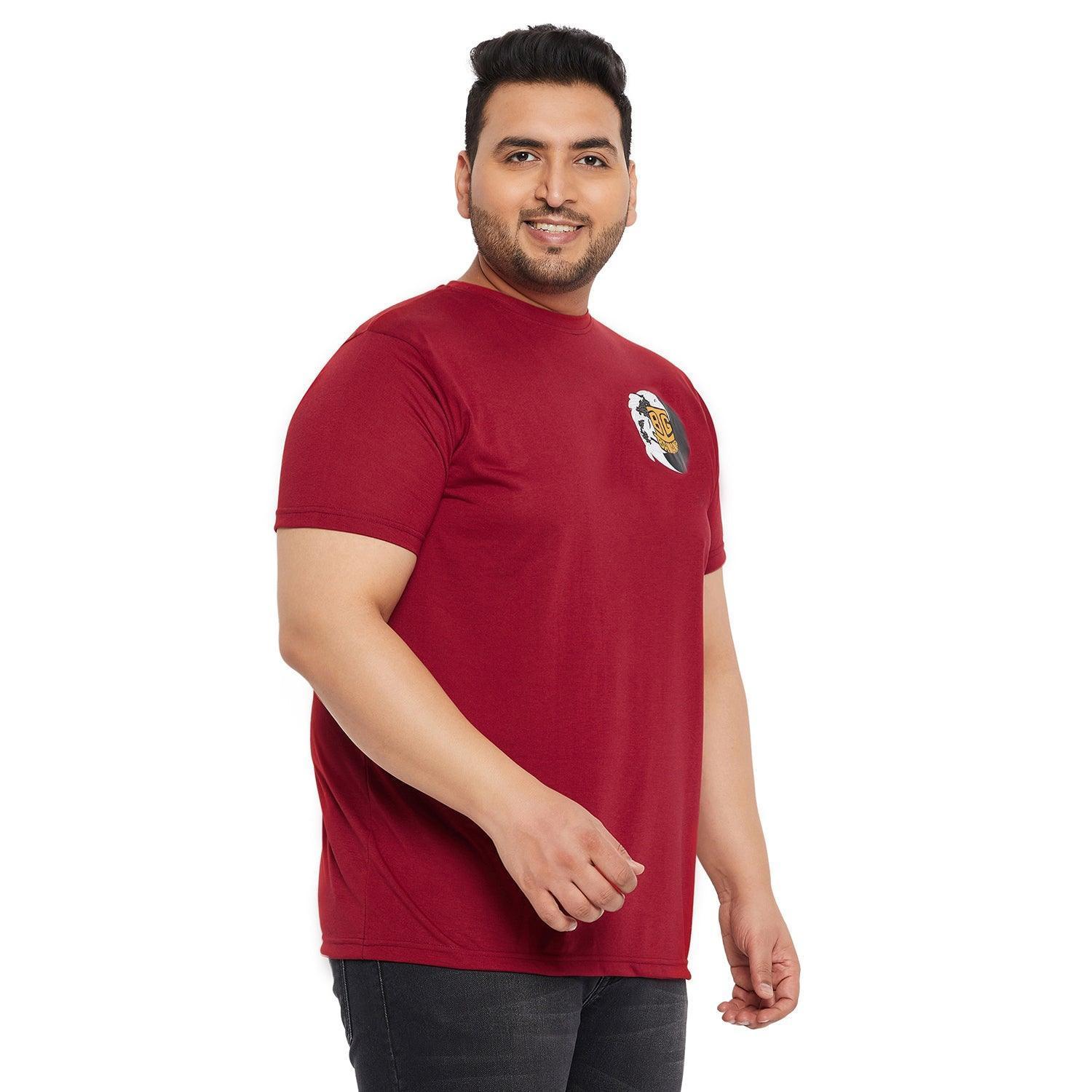 Men Plus Size Luke Printed Round Neck Tshirt - Image 4