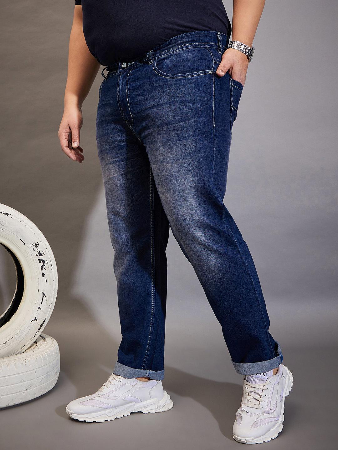 Men Plus Size Malcolm Washed Jeans - Image 3