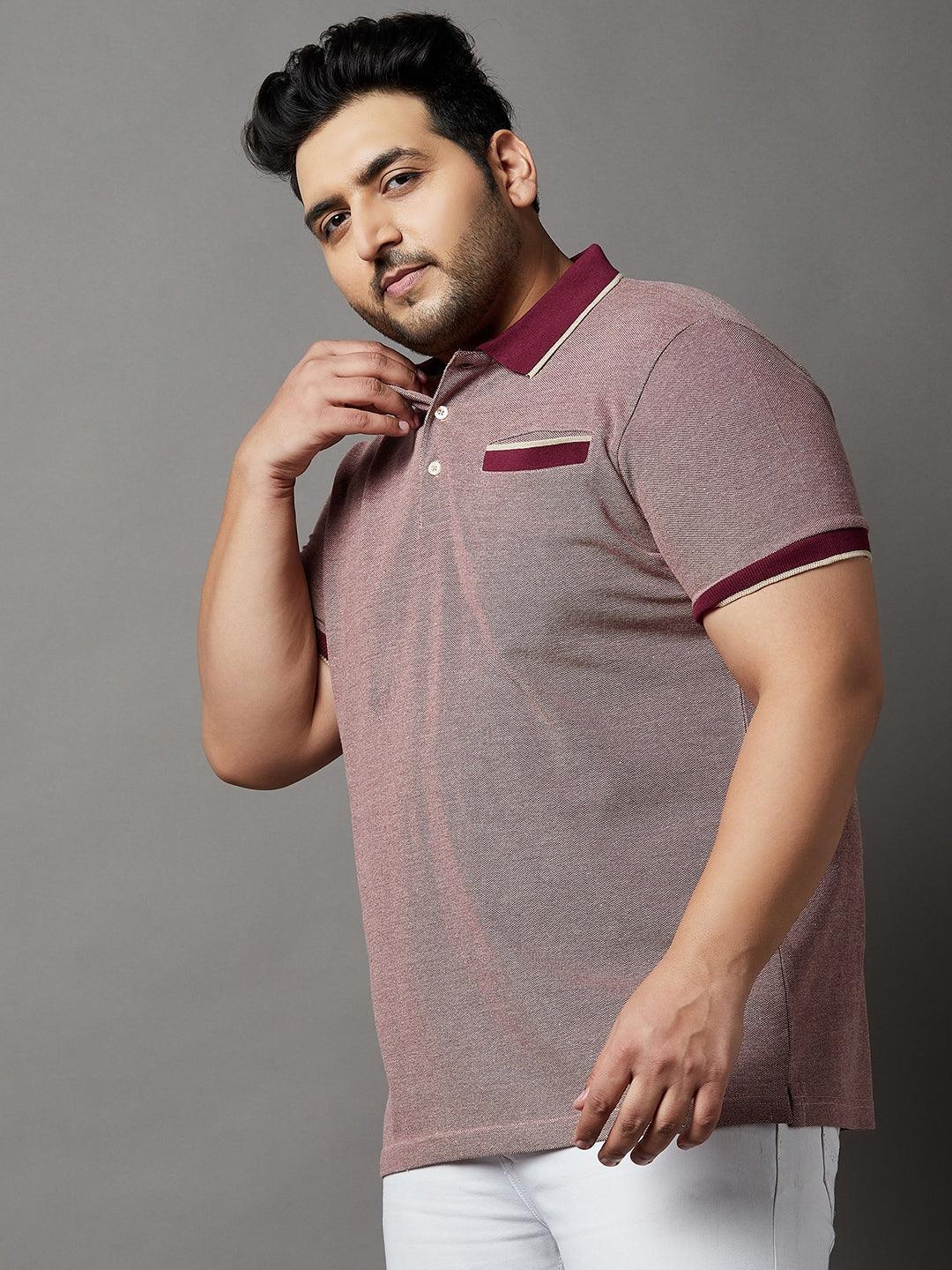 Men Plus Size Melva Solid Polo Tshirt - Image 3
