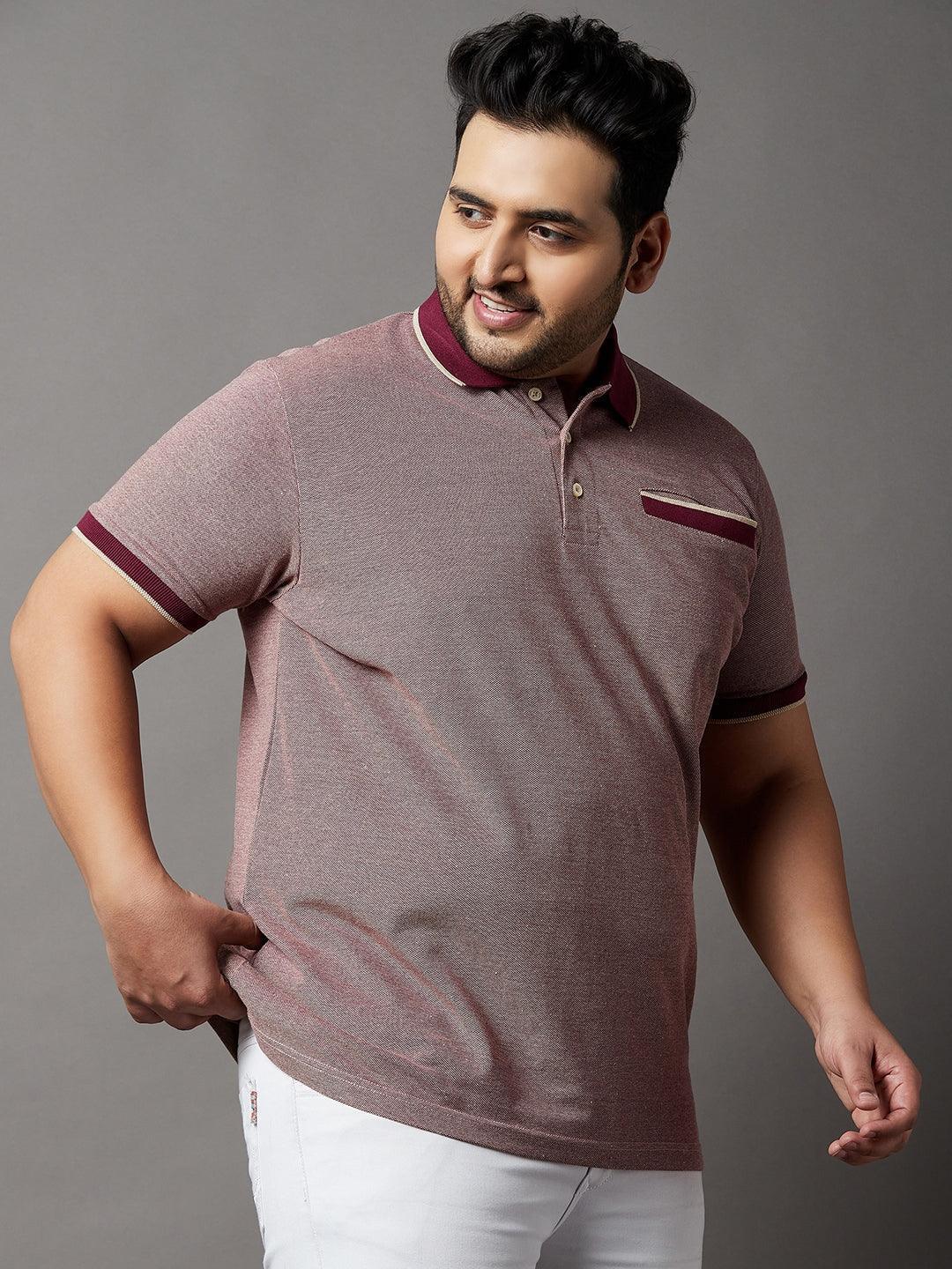 Men Plus Size Melva Solid Polo Tshirt - Image 4