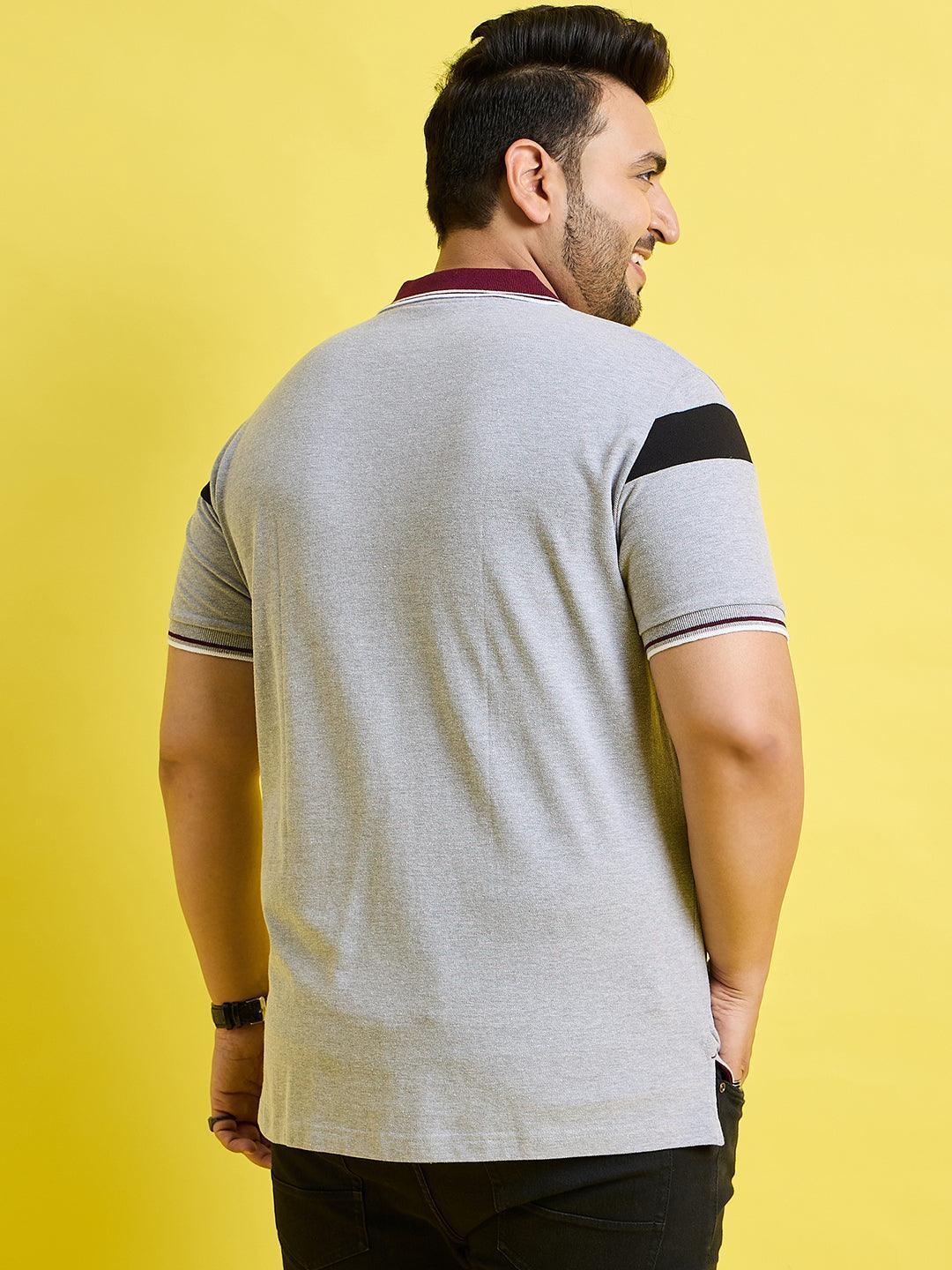 Men Plus Size Mercury Colorblock Polo Tshirt - Image 6