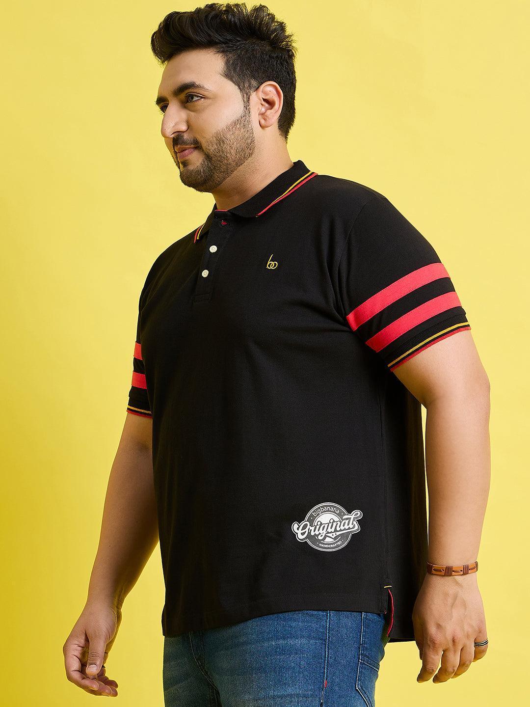 Men Plus Size Miron Solid Polo Tshirt - Image 4