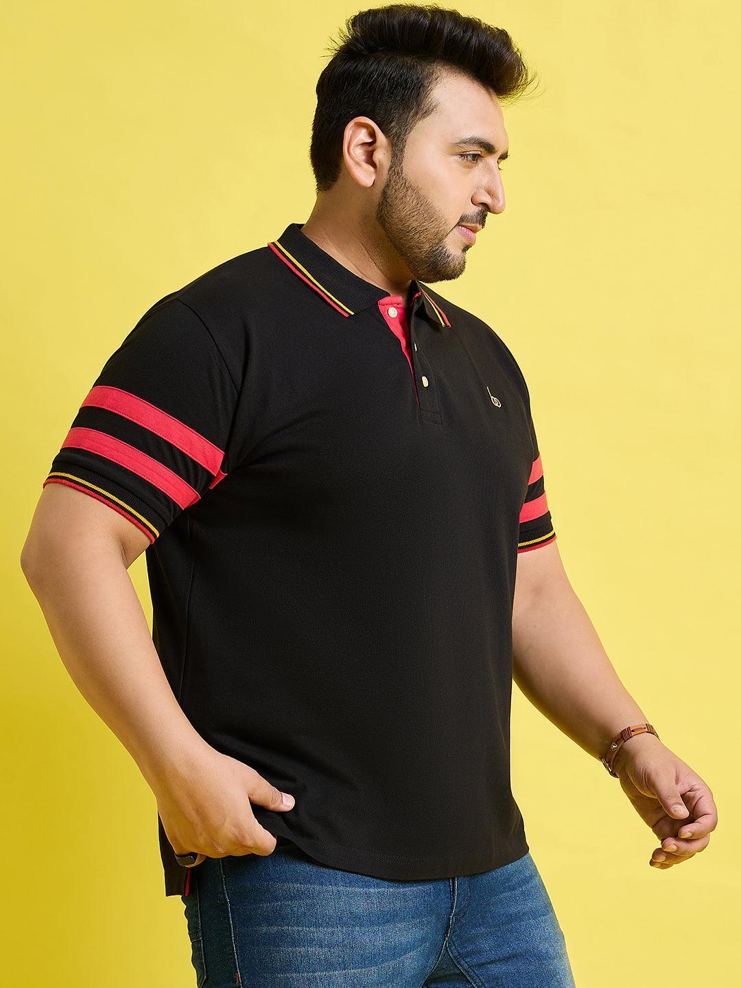 Men Plus Size Miron Solid Polo Tshirt - Image 5