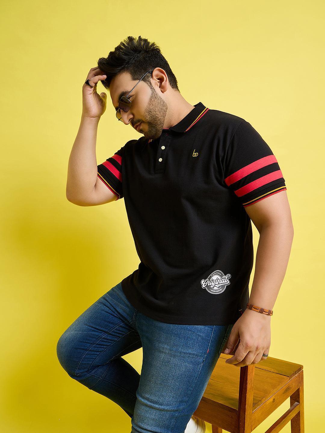 Men Plus Size Miron Solid Polo Tshirt - Image 8