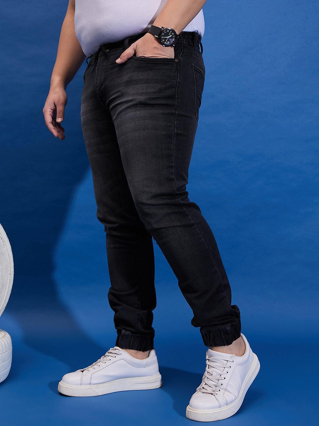 Men Plus Size Monald Washed Jeans - Image 3