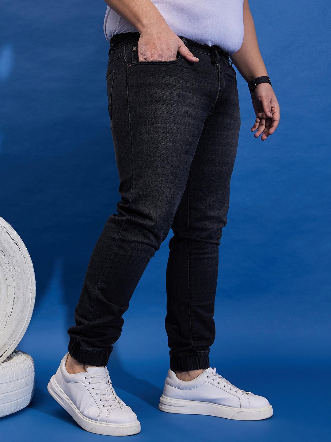 Men Plus Size Monald Washed Jeans - Image 4