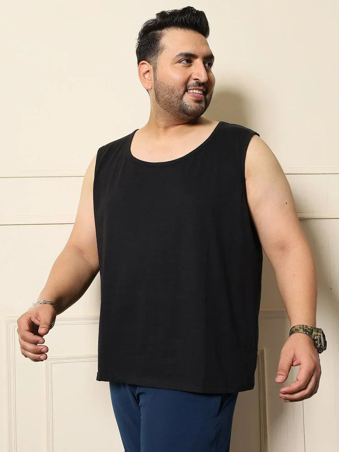 Men Plus Size Monash-10 Colorblock Vest - Image 3