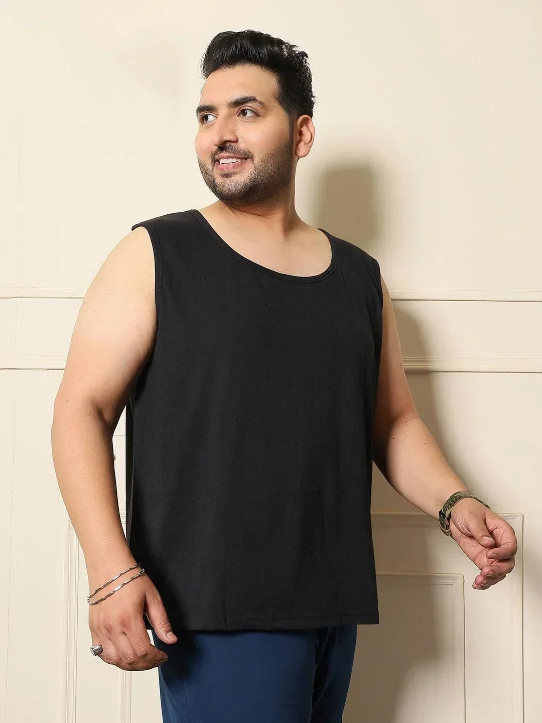 Men Plus Size Monash-10 Colorblock Vest - Image 4