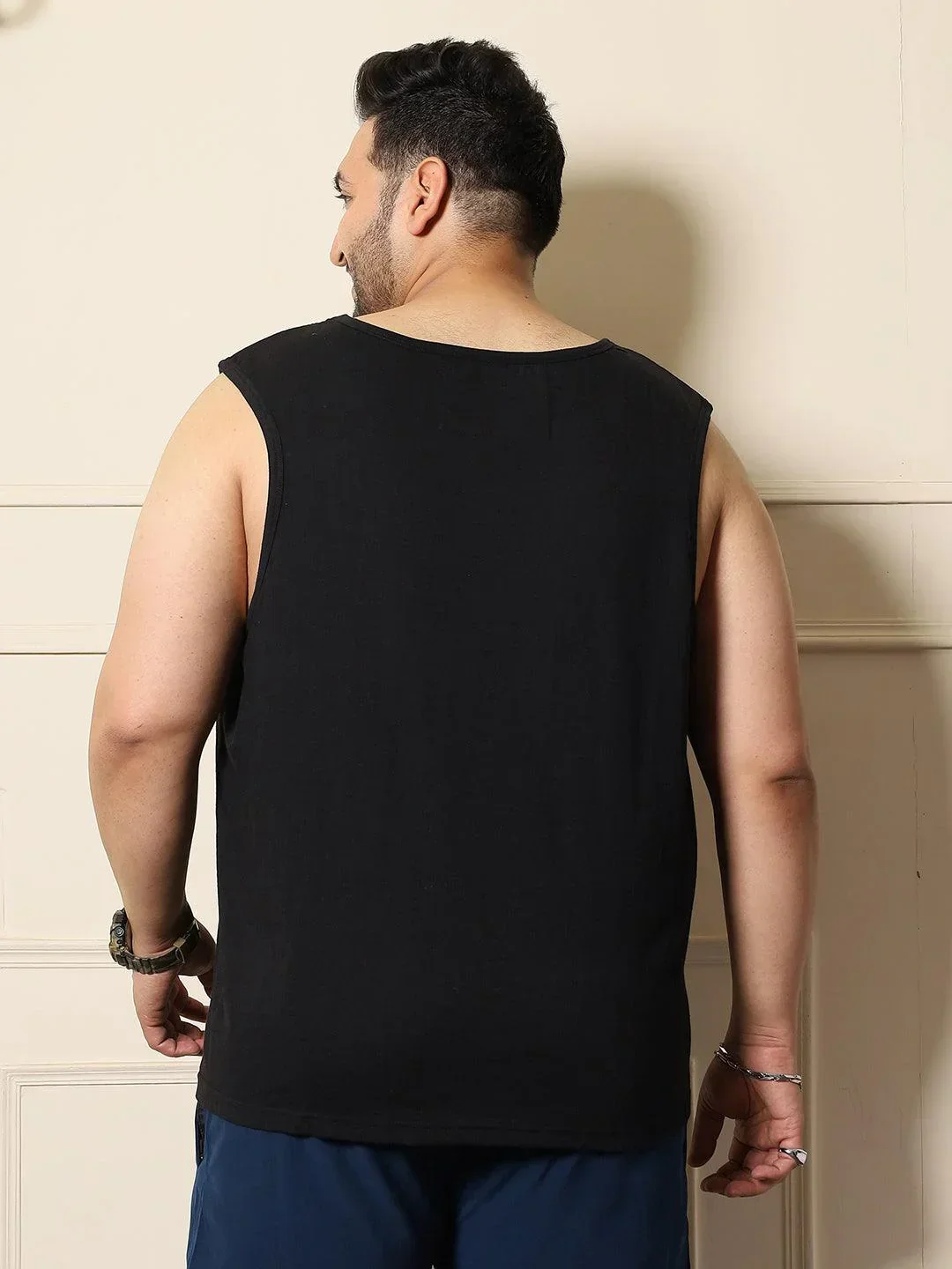 Men Plus Size Monash-10 Colorblock Vest - Image 5