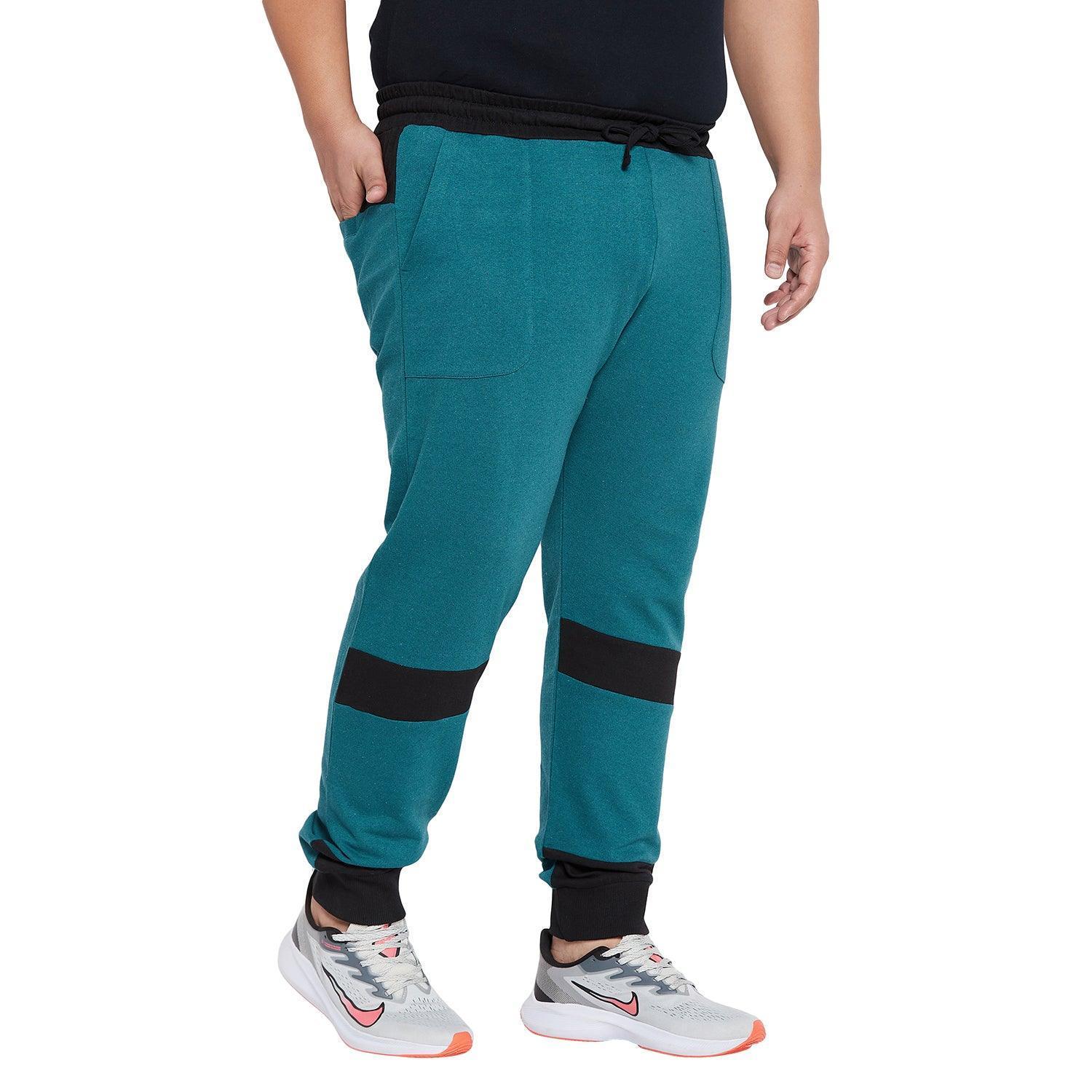 Men Plus Size Monomic Colorblock Trackpant - Image 4
