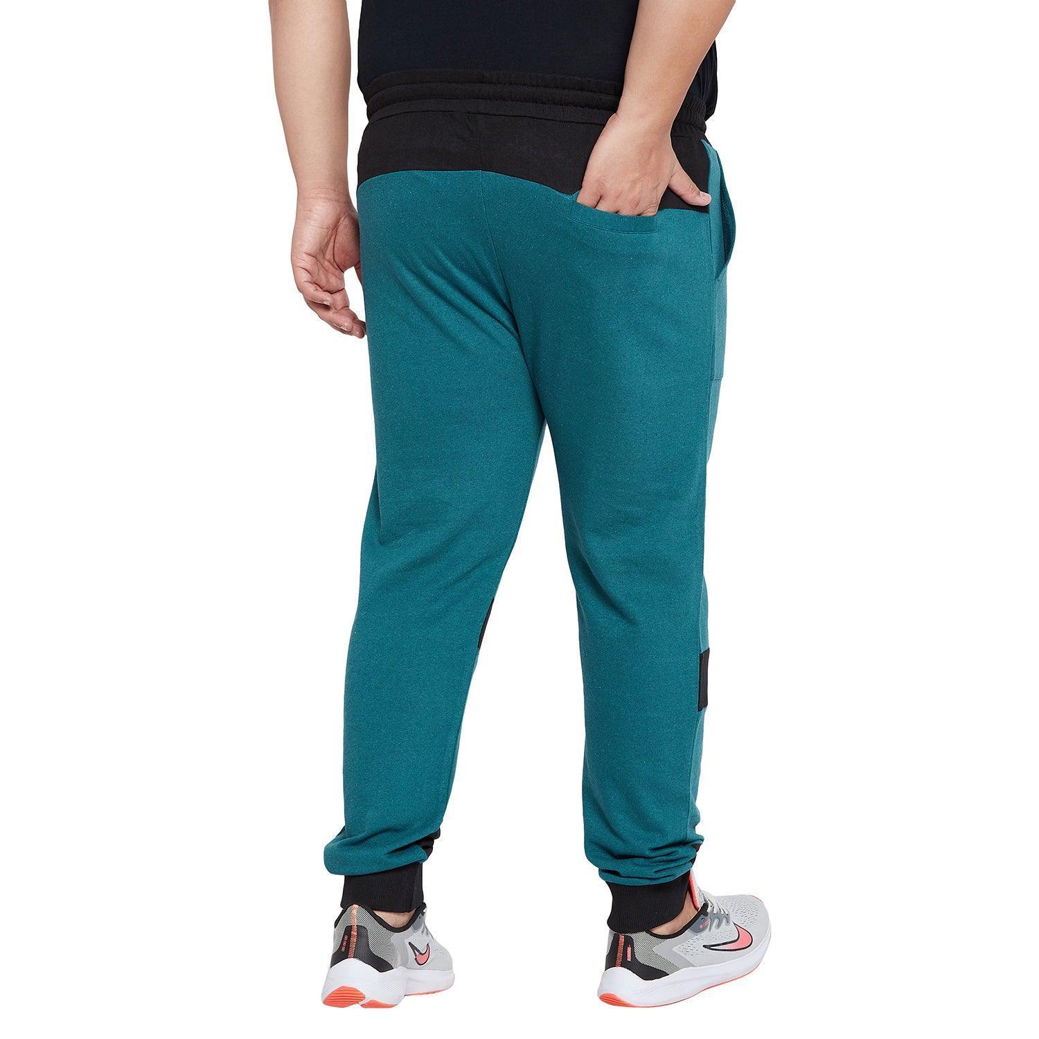 Men Plus Size Monomic Colorblock Trackpant - Image 5