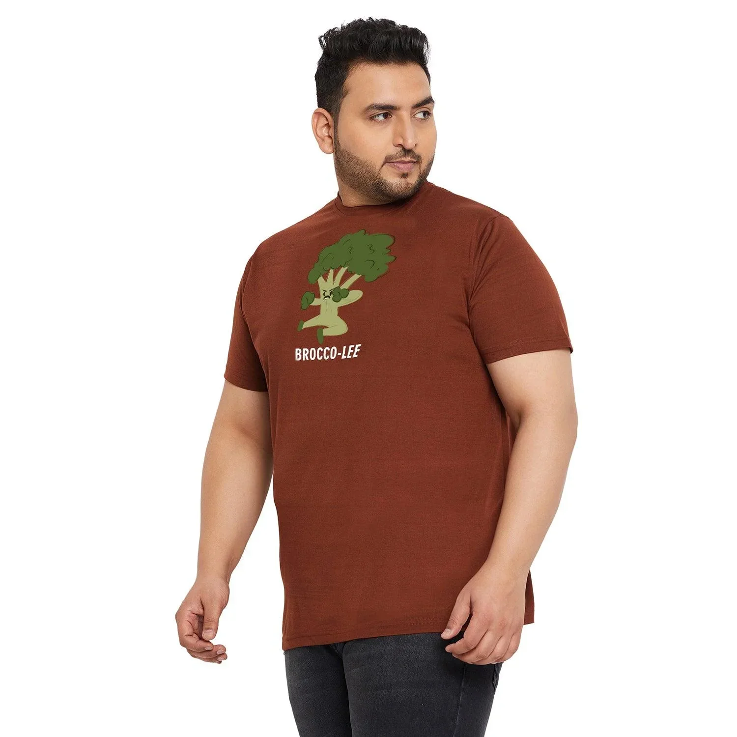 Men Plus Size Monsio Printed Round Neck Tshirt - Image 3