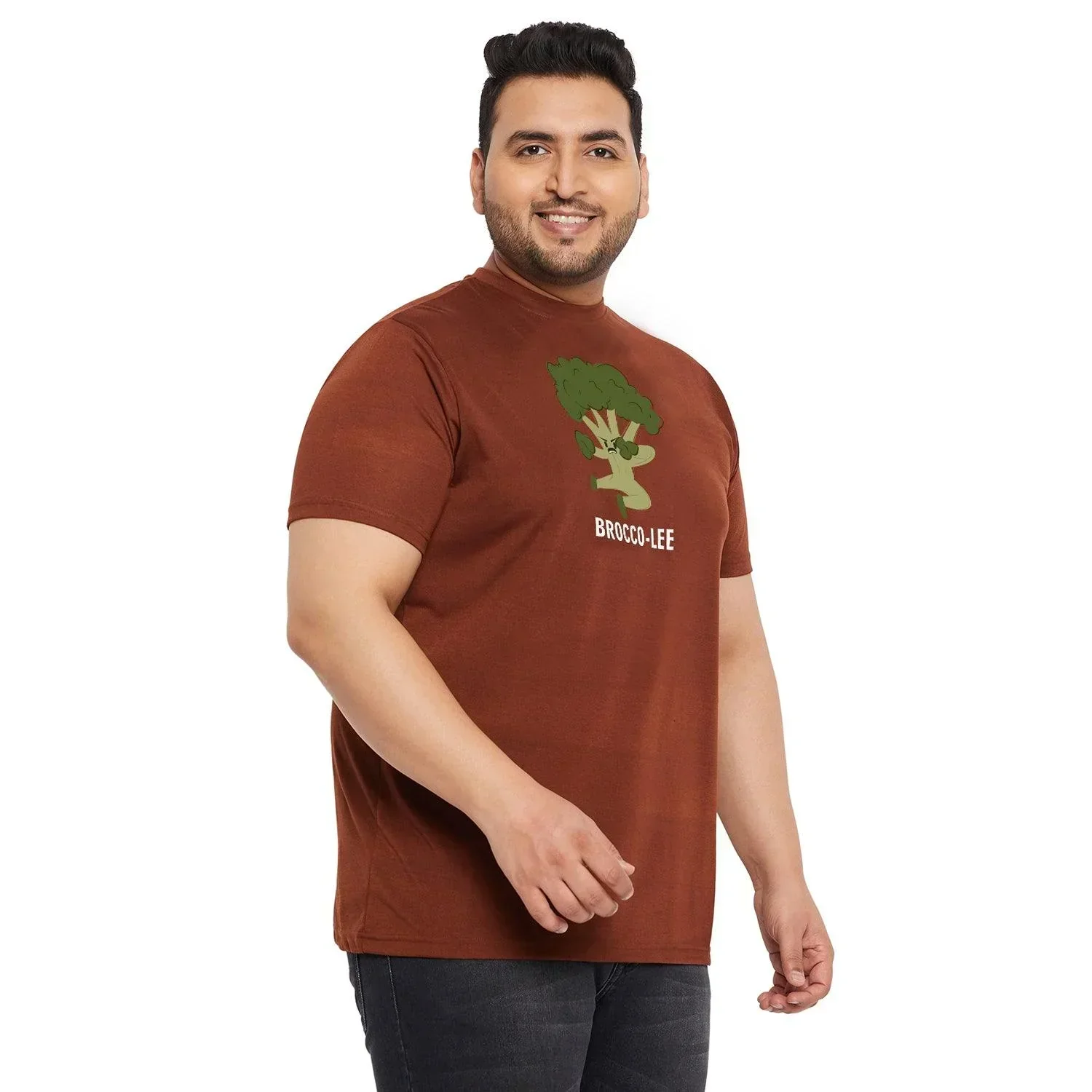 Men Plus Size Monsio Printed Round Neck Tshirt - Image 4