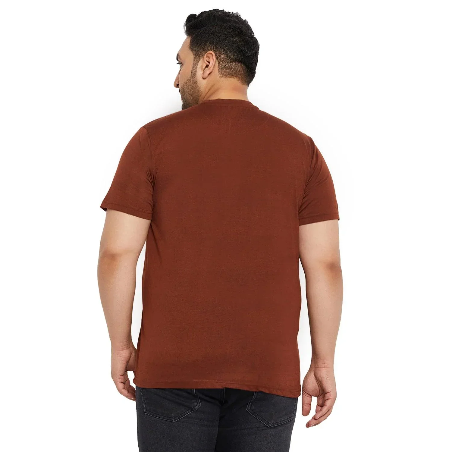 Men Plus Size Monsio Printed Round Neck Tshirt - Image 5