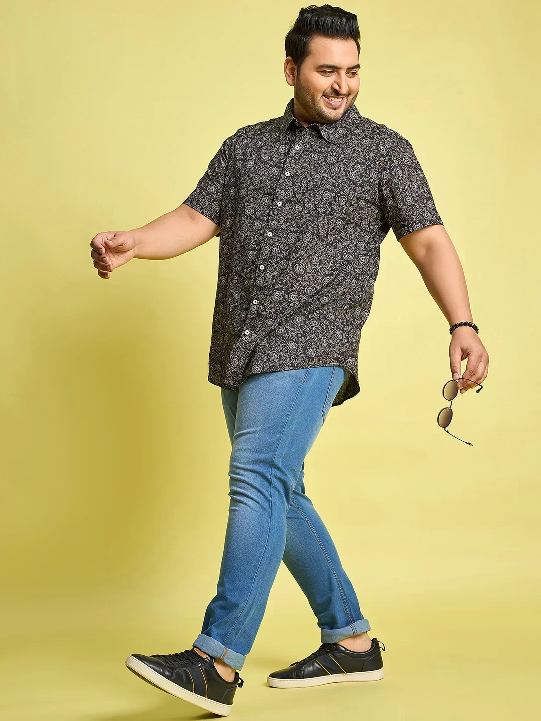 Men Plus Size Munich Printed Shirt - Image 6