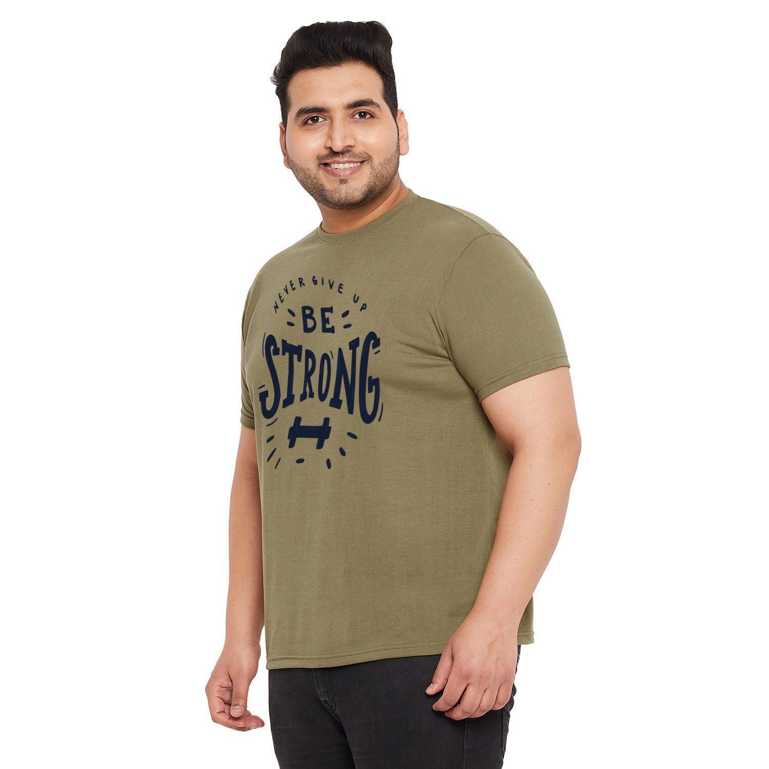 Men Plus Size Nepter Printed Round Neck Tshirt - Image 3