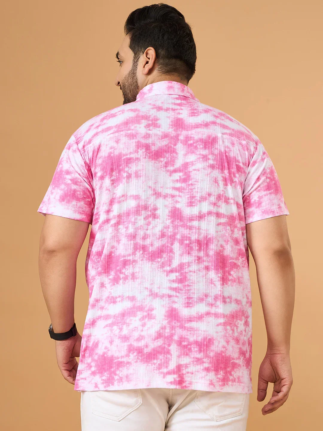 Men Plus Size Nimbus Multicolor Printed Casual Shirt - Image 7