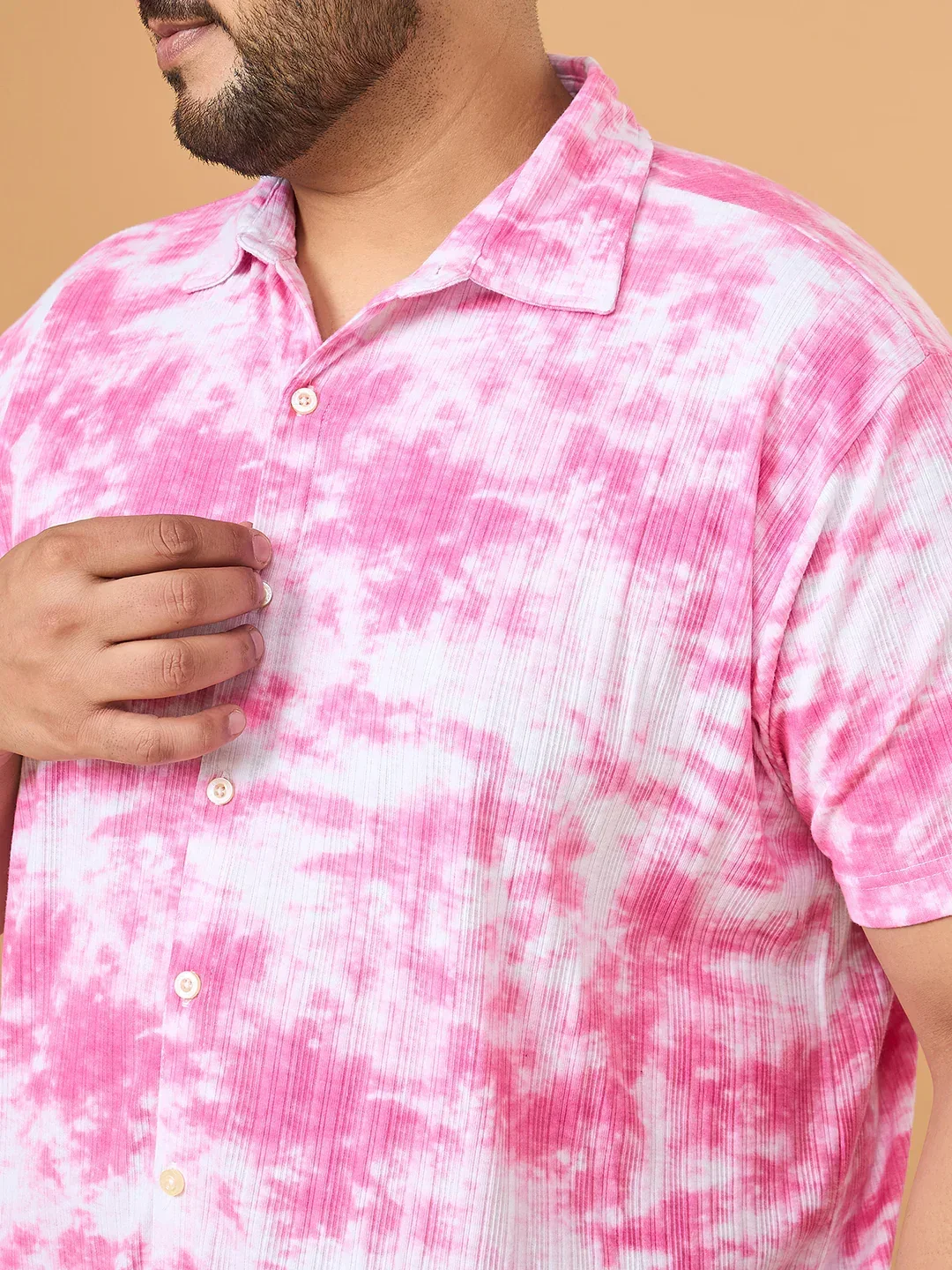 Men Plus Size Nimbus Multicolor Printed Casual Shirt - Image 8
