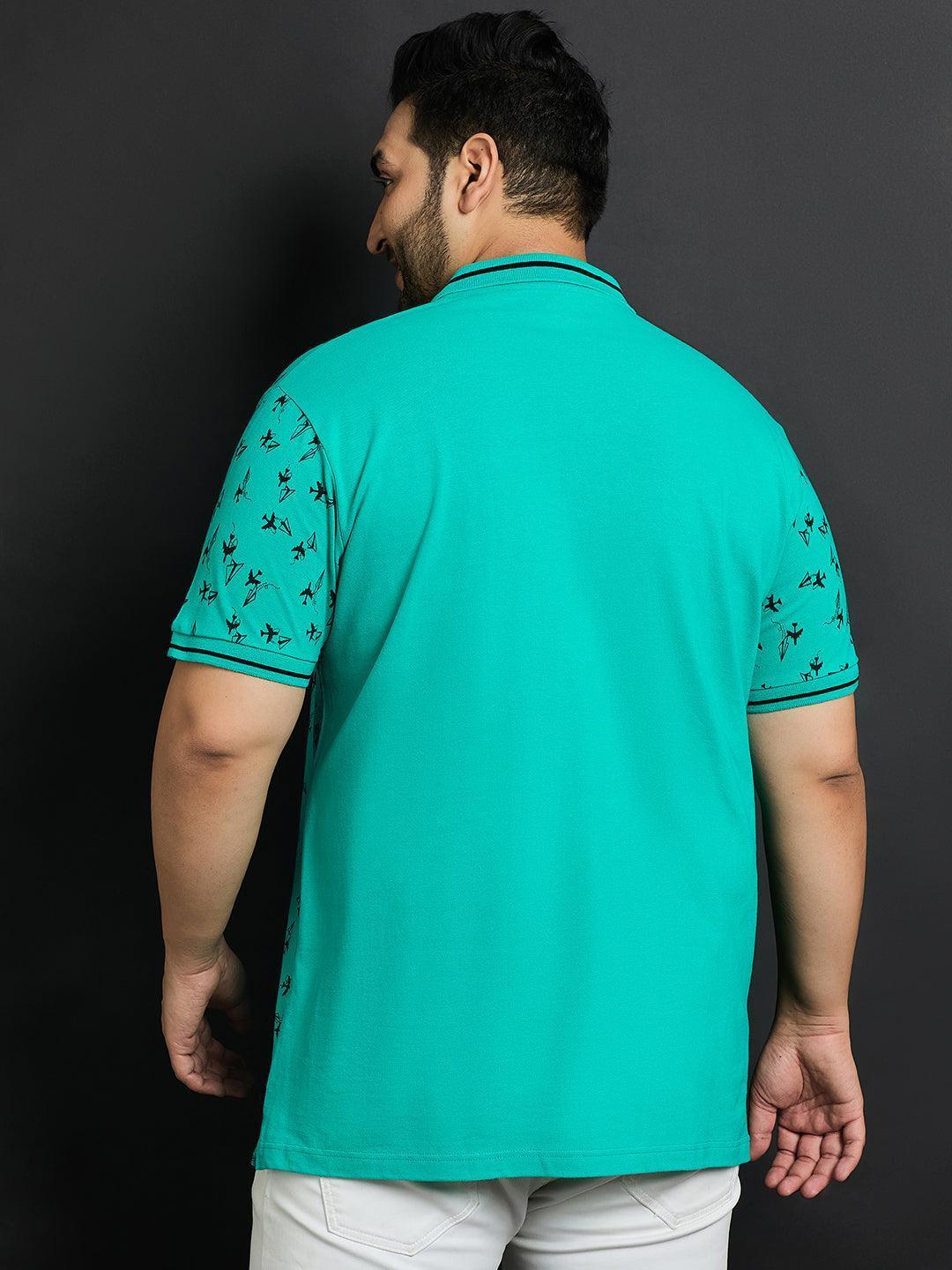 Men Plus Size Ntara Printed Polo Tshirt - Image 5