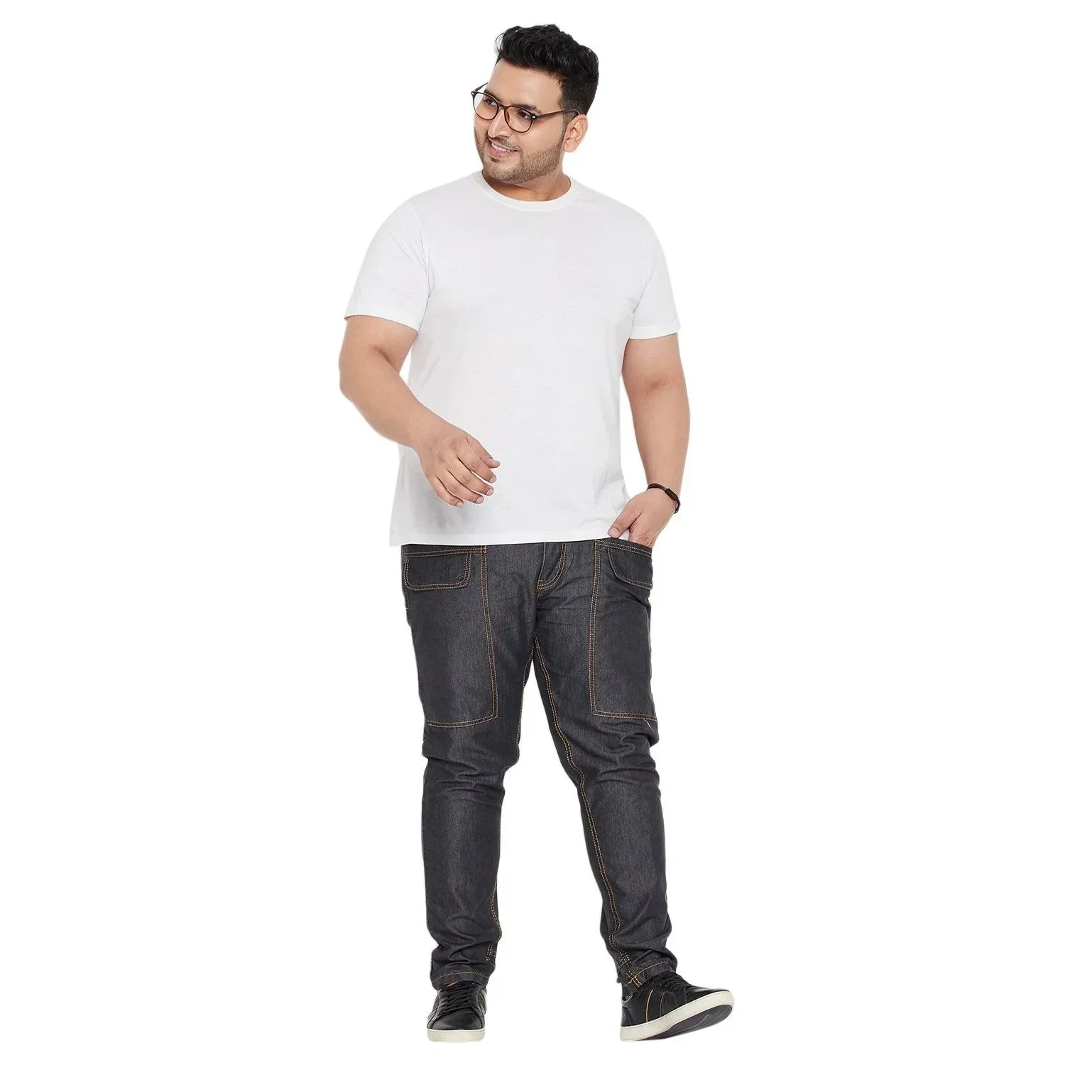 Men Plus Size Numan Solid Trouser - Image 2