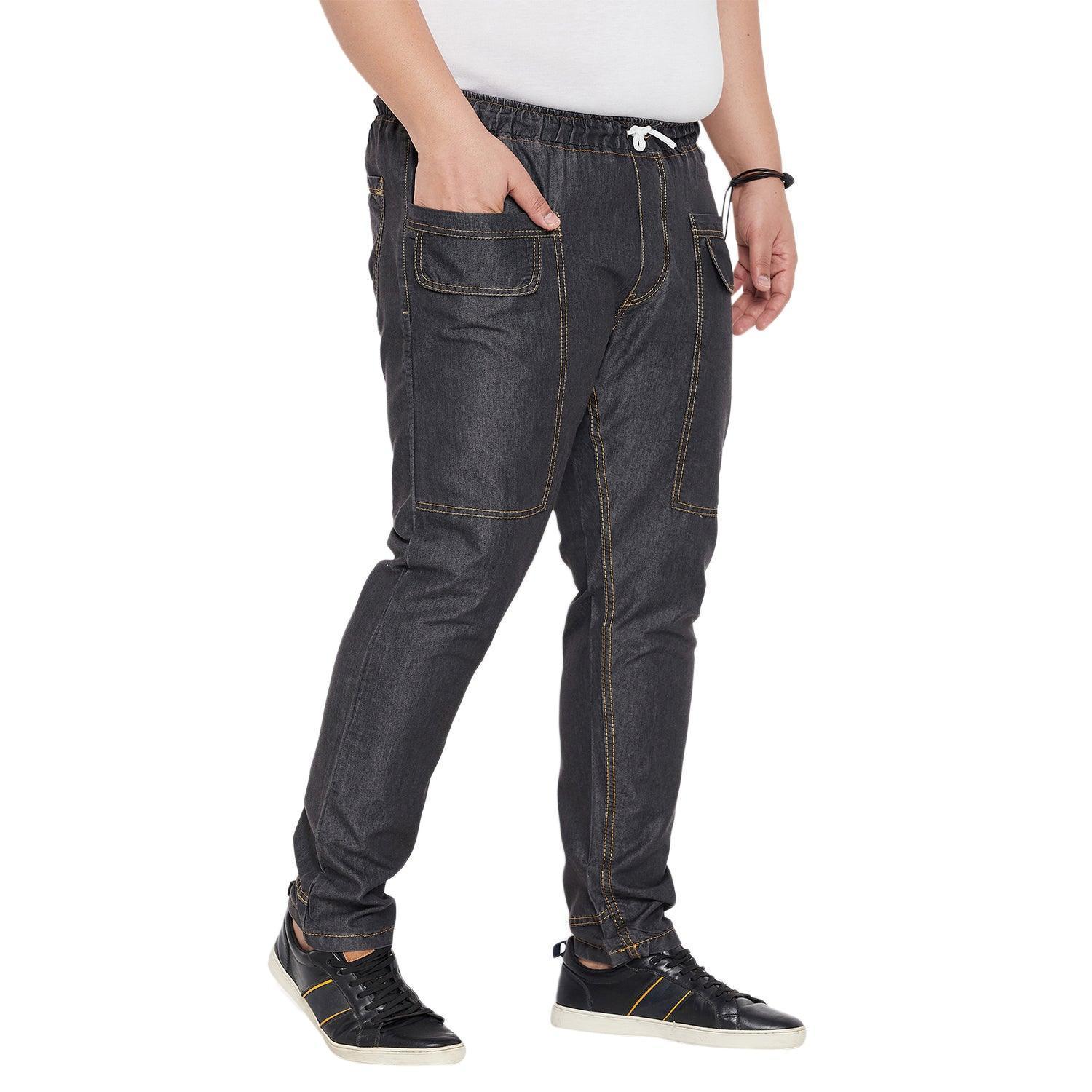 Men Plus Size Numan Solid Trouser - Image 4