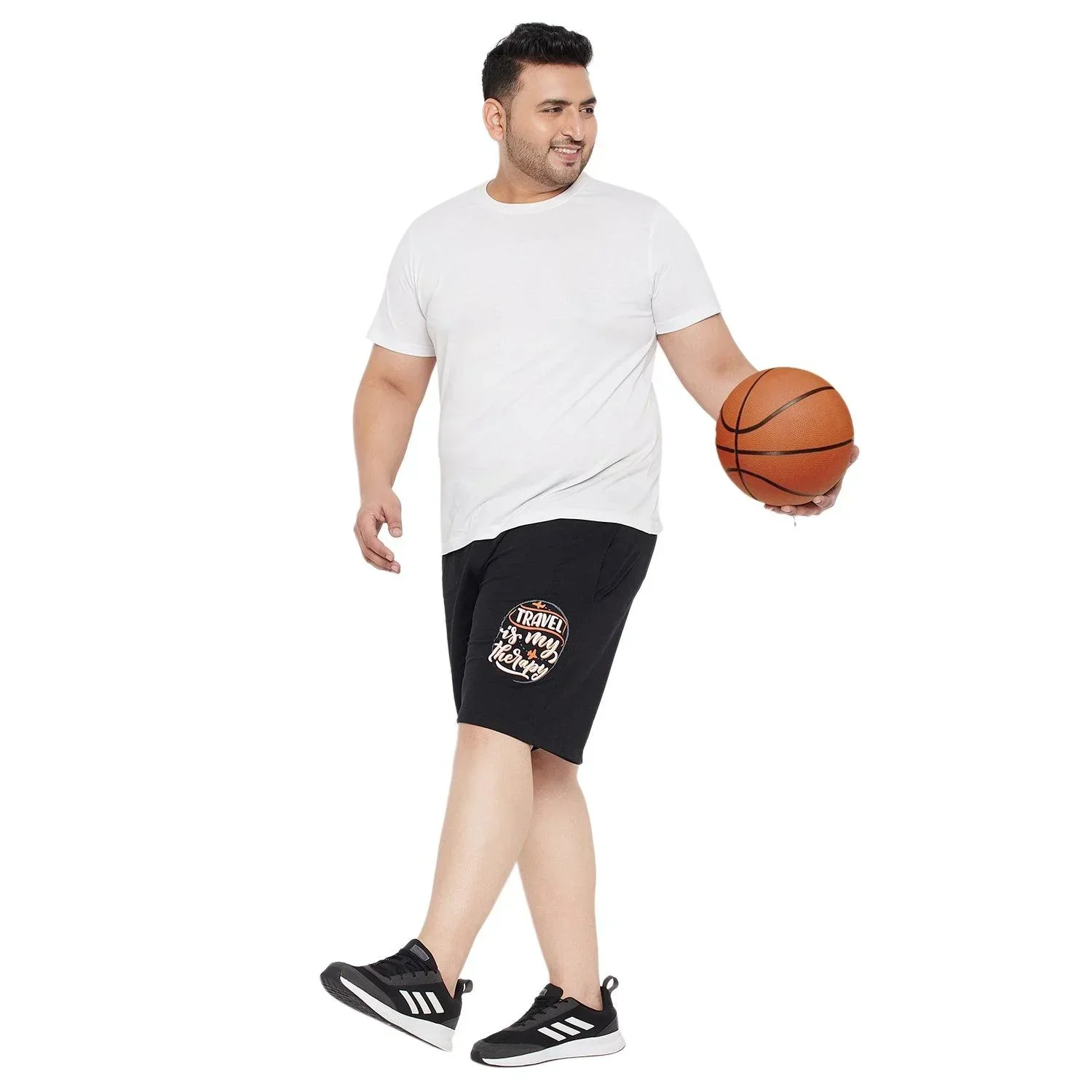 Men Plus Size Octavia Printed Shorts - Image 2