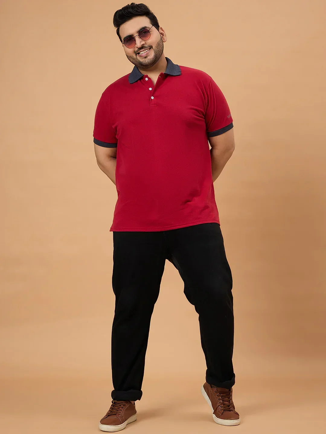 Men Plus Size Orilo Solid Polo Tshirt - Image 4
